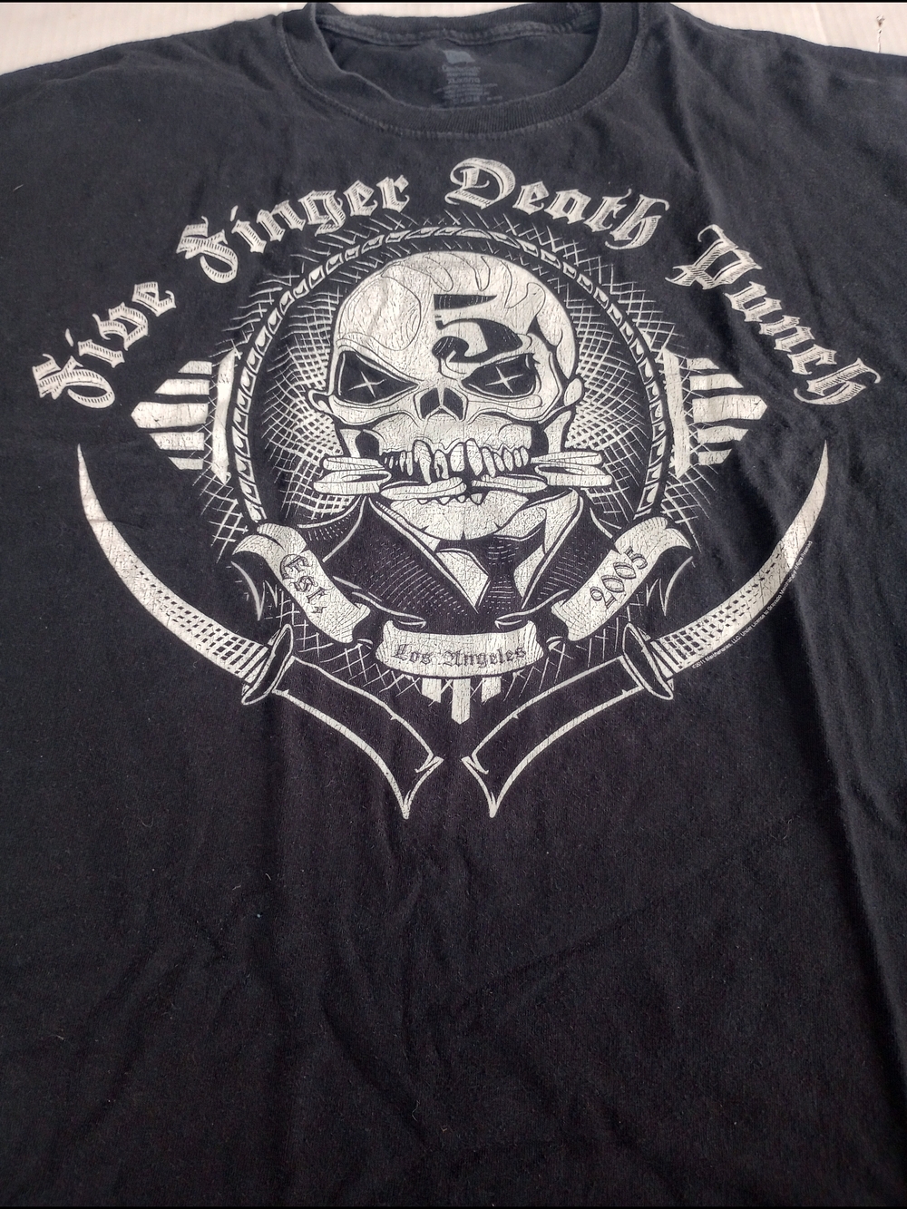 Five Finger Death Punch Black Graphic Tee Size X-Large